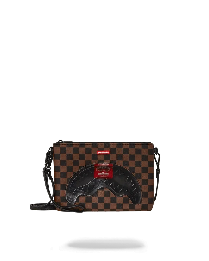SHARKS IN PARIS – BEREIT ZUM ABHEBEN: CROSSOVER-CLUTCH MIT RIEMEN