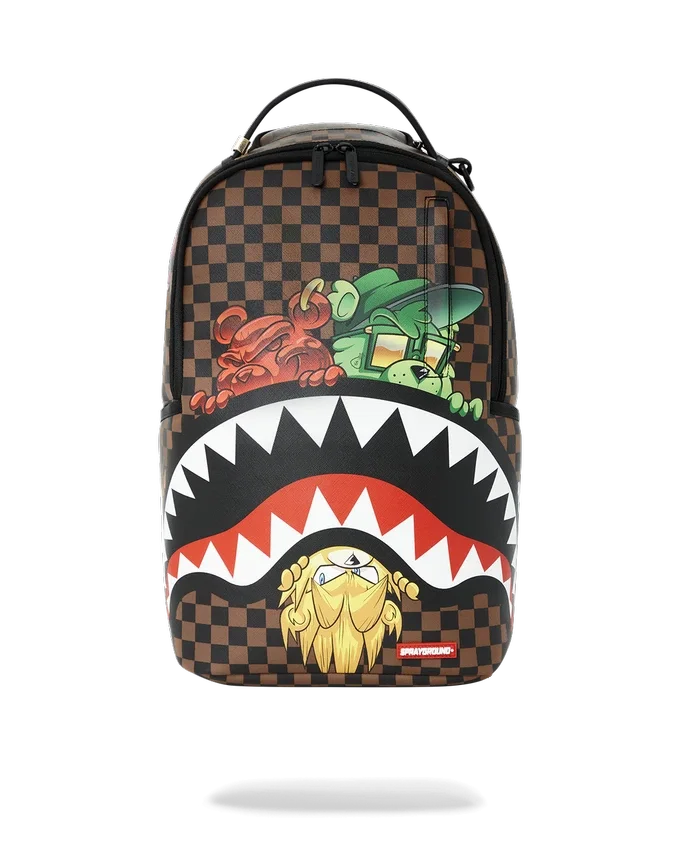 SHARKS IN PARIS CHARACTERS SNEAKIN RUCKSACK (DLXV)