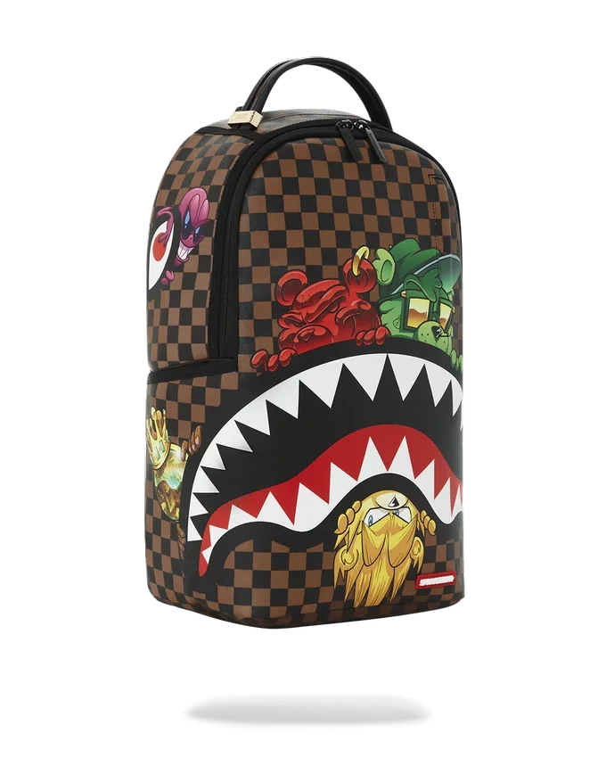 SHARKS IN PARIS CHARACTERS SNEAKIN RUCKSACK (DLXV)