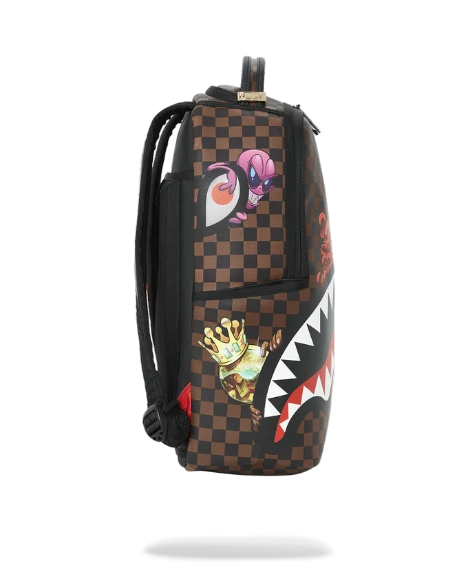 SHARKS IN PARIS CHARACTERS SNEAKIN RUCKSACK (DLXV)