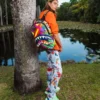 SHARKS IN PARIS CITY STREAKS RUCKSACK (DLXV)