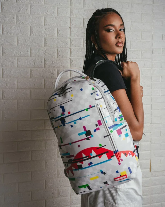 SHARKS IN PARIS GLITCH RIDER RUCKSACK (DLXV)