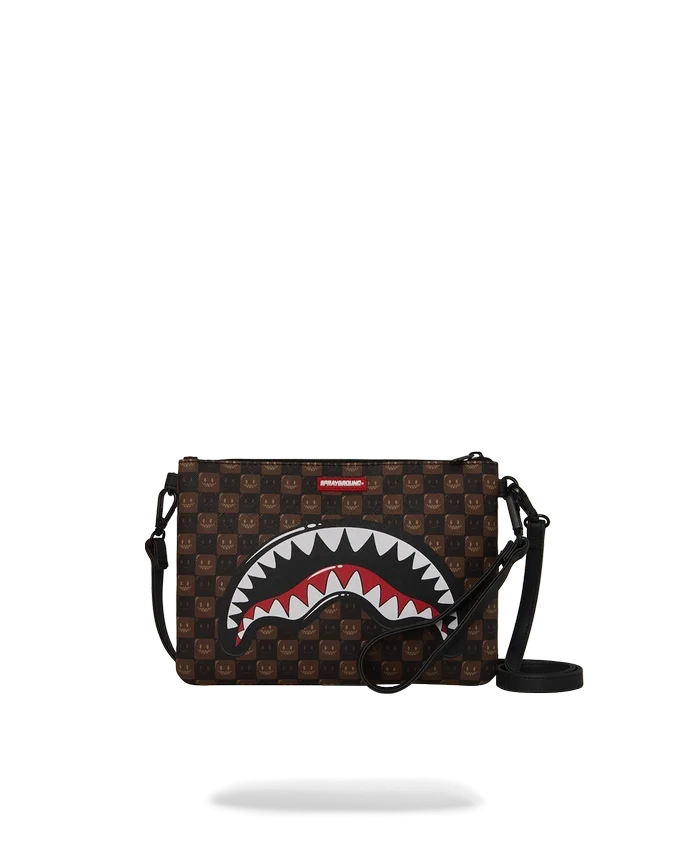 SHARKS IN PARIS GRIN & GRIND CROSSOVER-CLUTCH