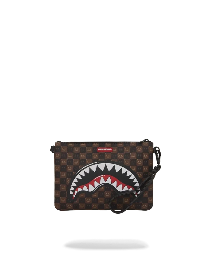 SHARKS IN PARIS GRIN & GRIND CROSSOVER-CLUTCH