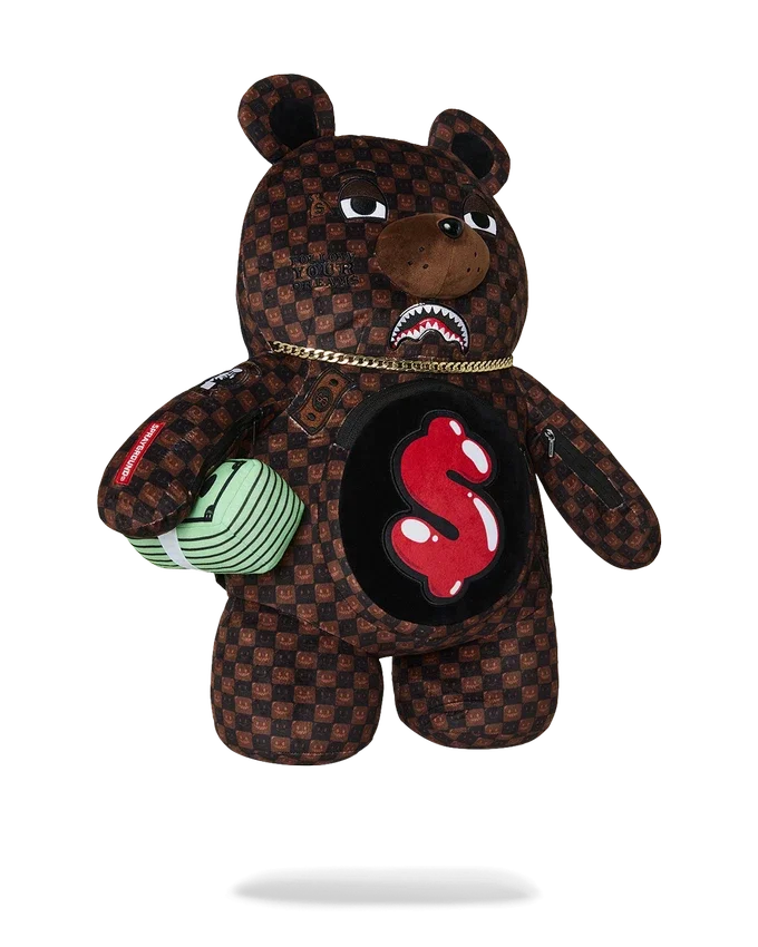 SHARKS IN PARIS GRIN & GRIND MONEYBEAR RUCKSACK