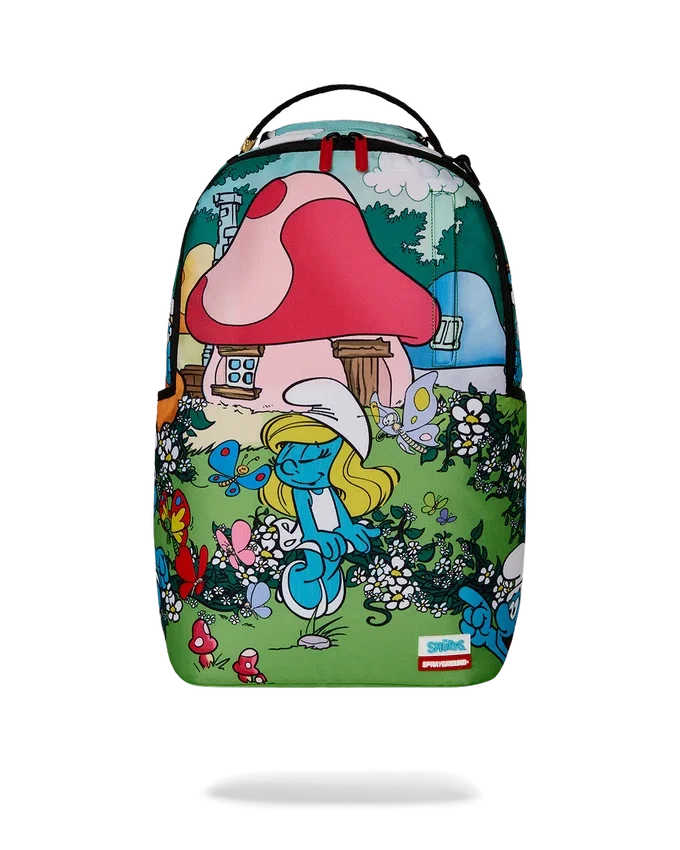 SMURFS IN THE GARDEN RUCKSACK