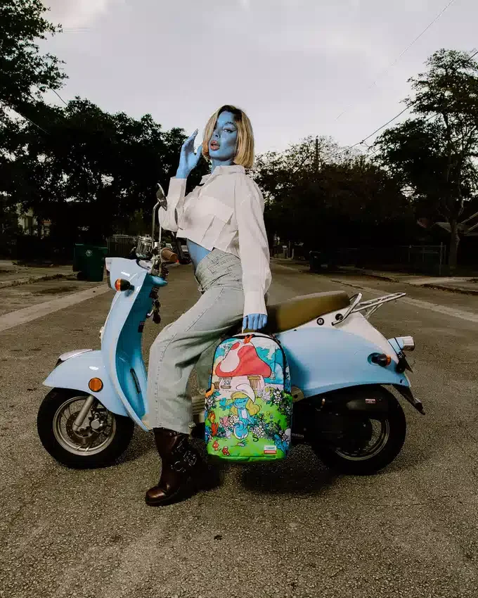 SMURFS IN THE GARDEN RUCKSACK