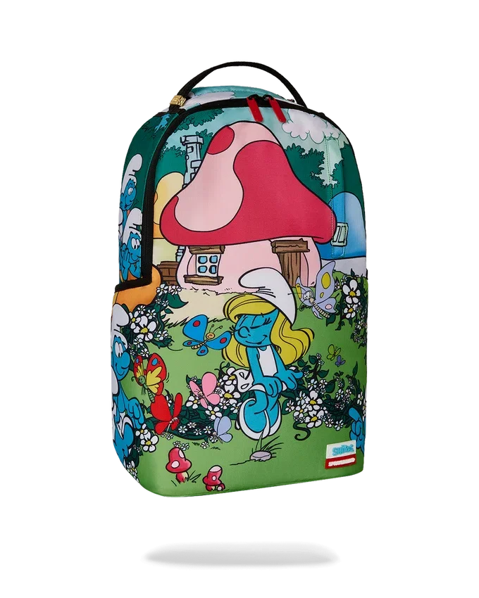 SMURFS IN THE GARDEN RUCKSACK