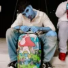 SMURFS IN THE GARDEN RUCKSACK