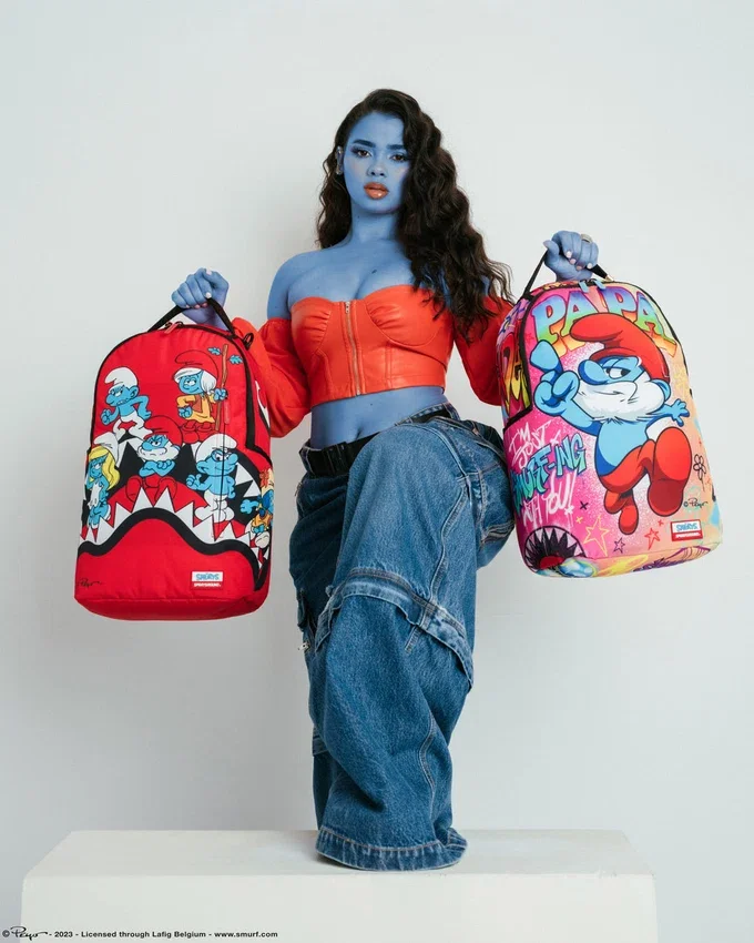 SMURFS SHARK BOUNCE RUCKSACK
