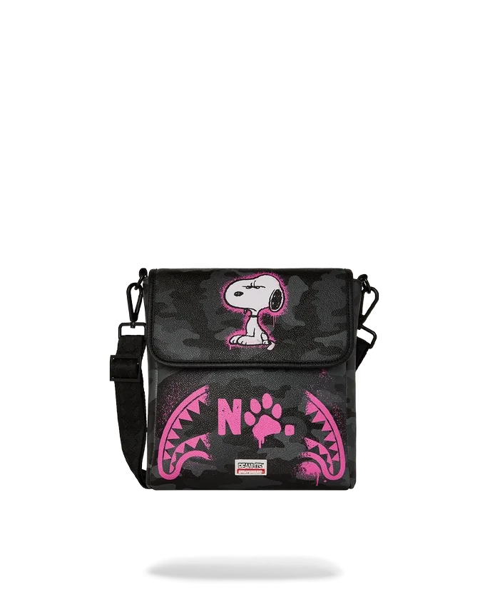 SNOOPY „THAT’S A NO NO“-Sling-Tasche für Kurierrucksäcke