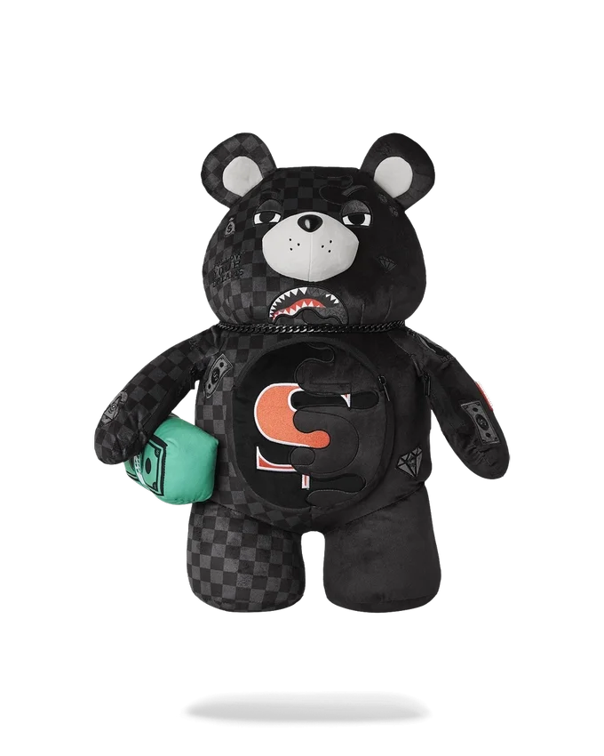 SPEED SHARK SIDE SWIPE MONEYBEAR TEDDY BÄR-RUCKSACK