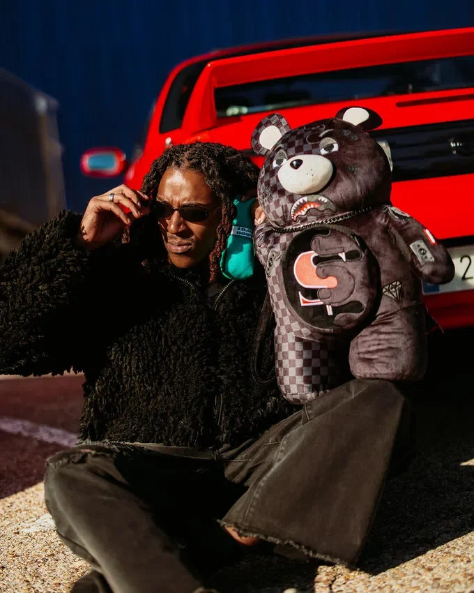 SPEED SHARK SIDE SWIPE MONEYBEAR TEDDY BÄR-RUCKSACK