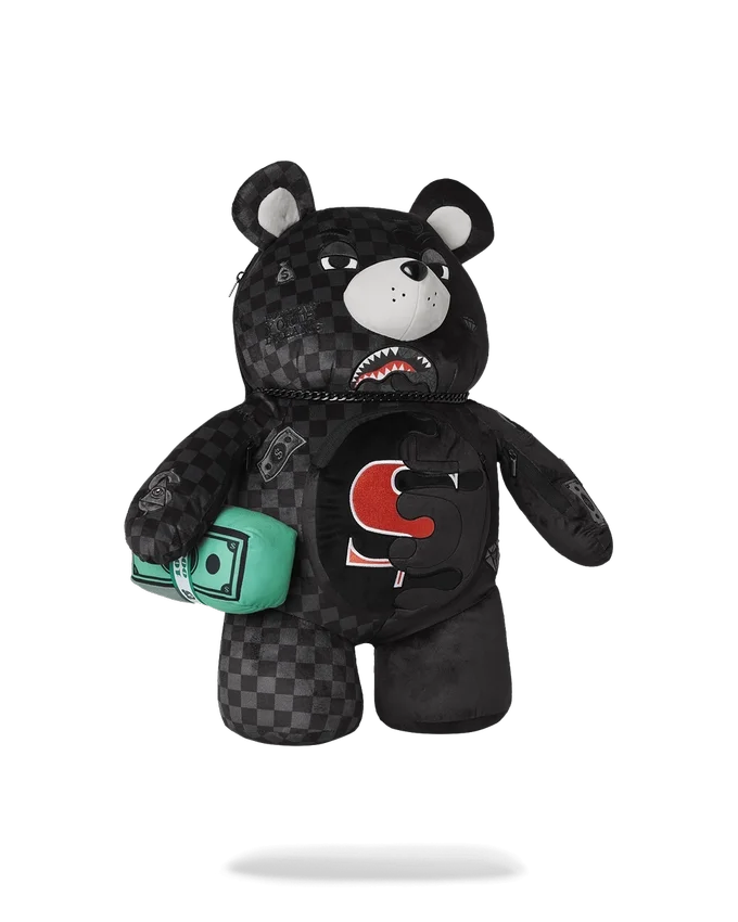 SPEED SHARK SIDE SWIPE MONEYBEAR TEDDY BÄR-RUCKSACK