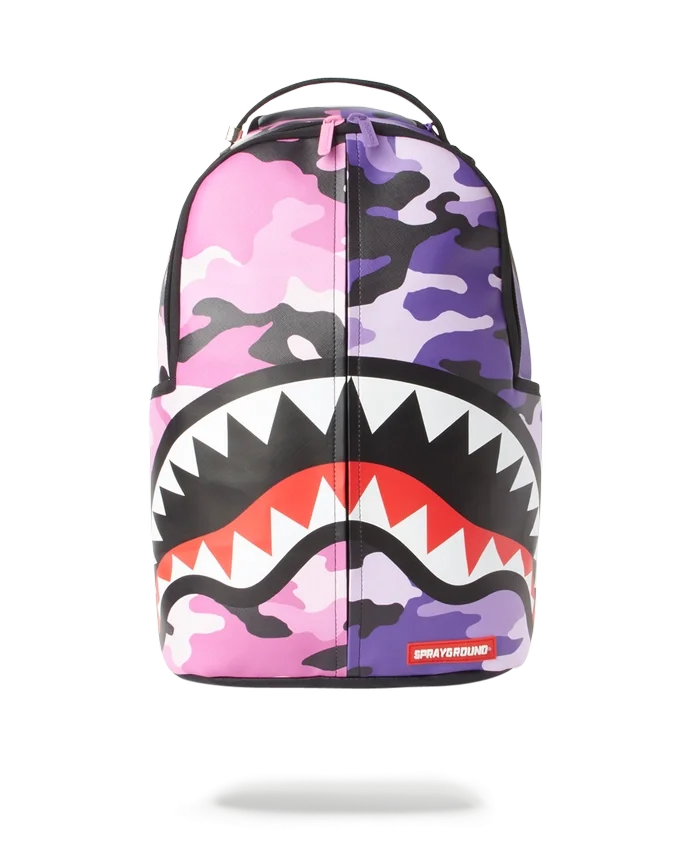 SPLIT CAMO RUCKSACK