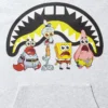 SPONGEBOB CREW SHARK HOODIE (HELLGRAU)