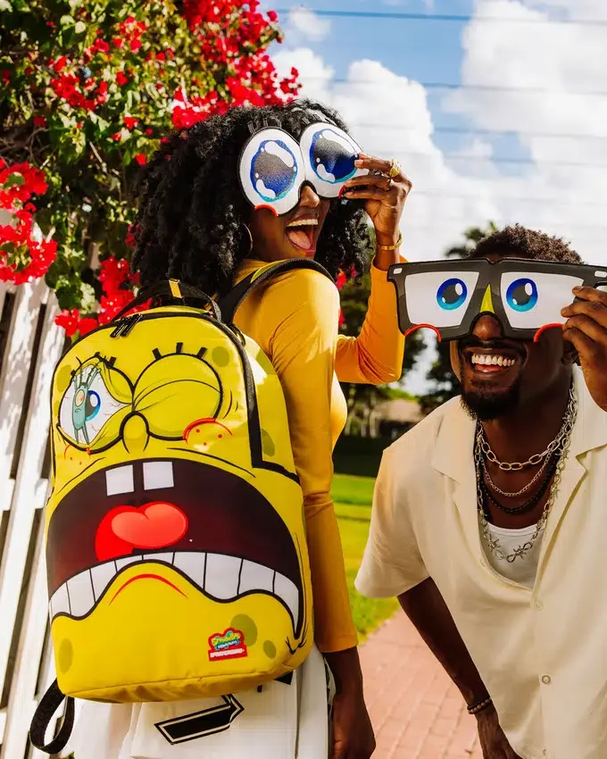 Spongebob EYE POP RUCKSACK MIT ABNEHMBAREN AUGEN