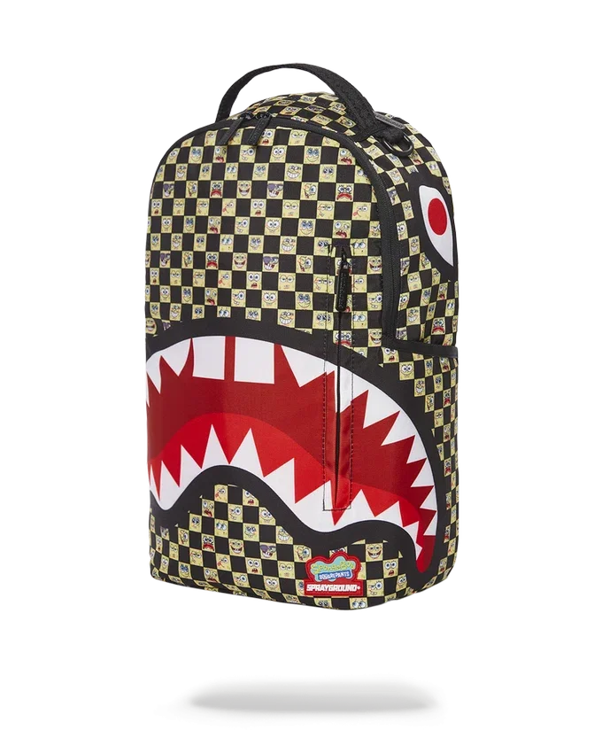 Spongebob-Rucksäcke mit Checkered-Muster (DLXR)