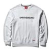 SPRAYGROUND PULLOVER-SWEATSHIRT MIT RUNDHALSAUSSCHNITT (HELLGRAU)