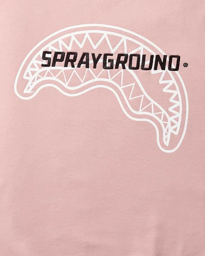 SPRAYGROUND PULLOVER-SWEATSHIRT MIT RUNDHALSAUSSCHNITT (ROSA)