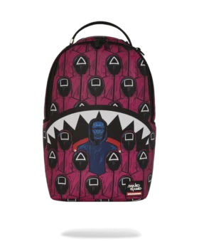 SQUID GAME COLLAB FRONT MAN & PINK GUARD SHARKS RUCKSÄCKE
