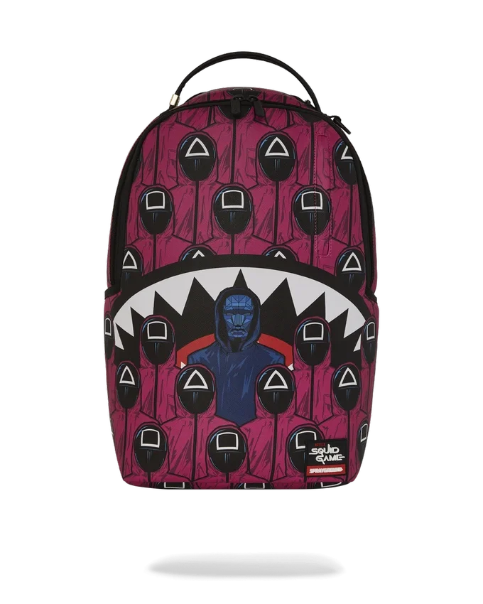SQUID GAME COLLAB FRONT MAN & PINK GUARD SHARKS RUCKSÄCKE