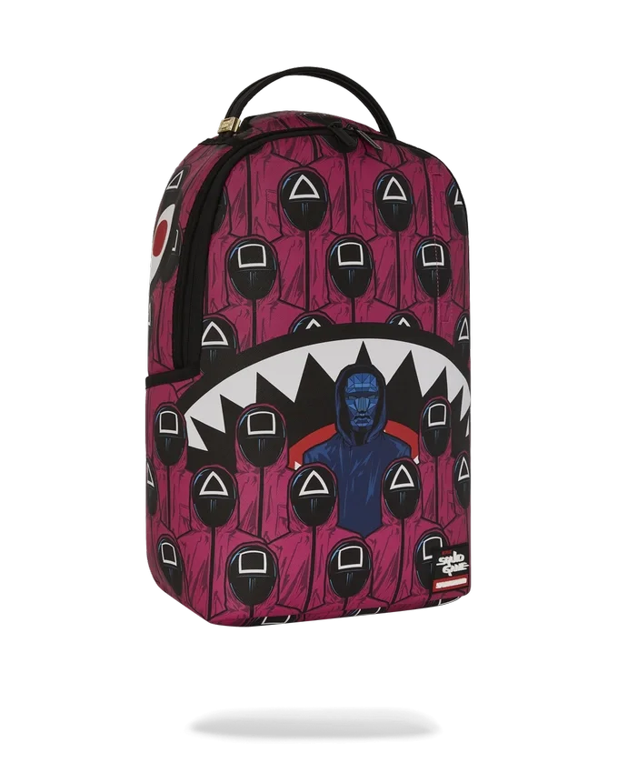 SQUID GAME COLLAB FRONT MAN & PINK GUARD SHARKS RUCKSÄCKE
