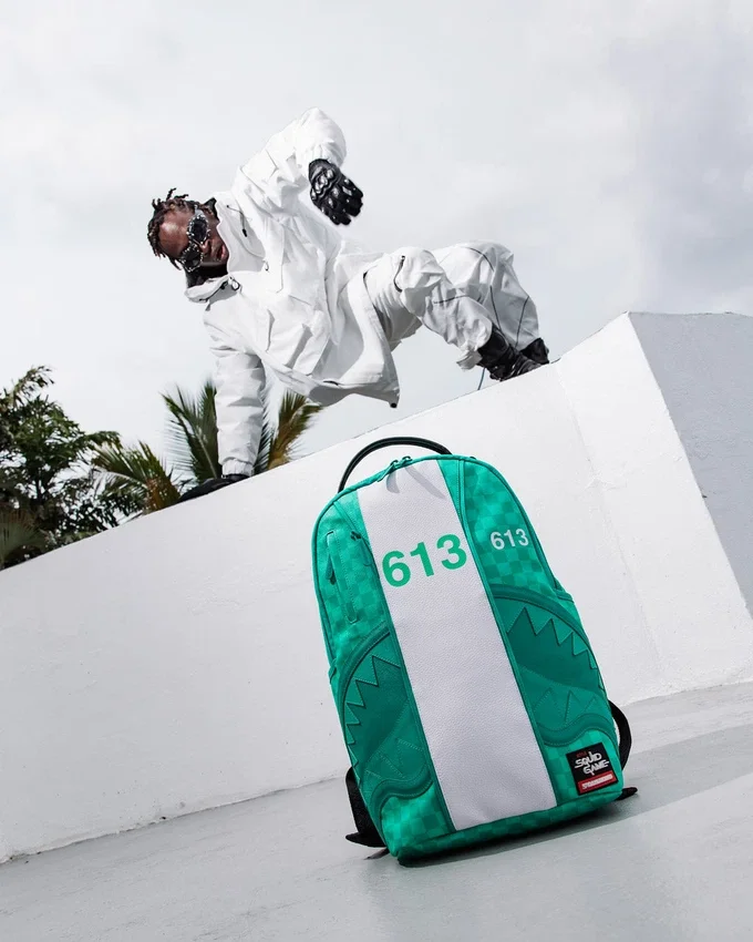 SQUID GAME COLLAB JUMPSUIT-RUCKSACK