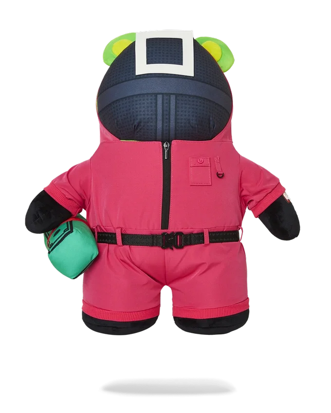 SQUID GAME COLLAB PINK SOLDIERS BEAR RUCKSACK