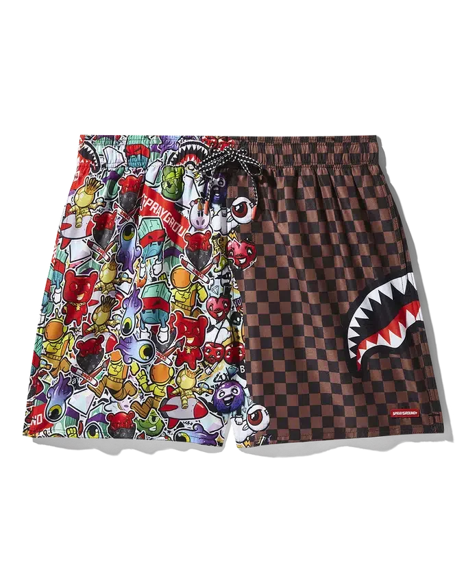 STICKER CREW Bademode-Shorts