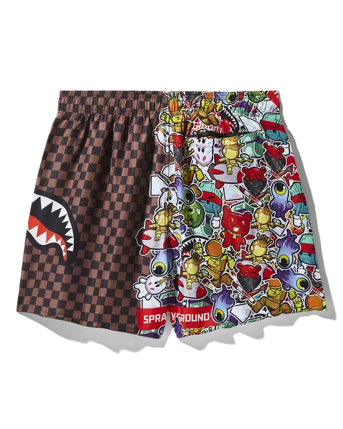 STICKER CREW Bademode-Shorts