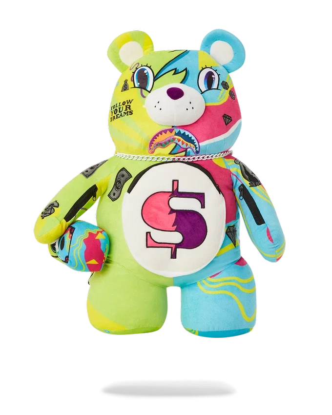 SUPER WEIRD MONEYBEAR TEDDYBEAR RUCKSACK