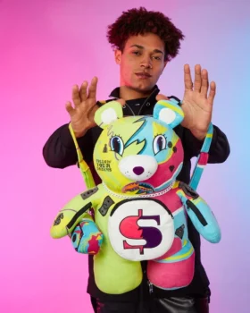 SUPER WEIRD MONEYBEAR TEDDYBEAR RUCKSACK