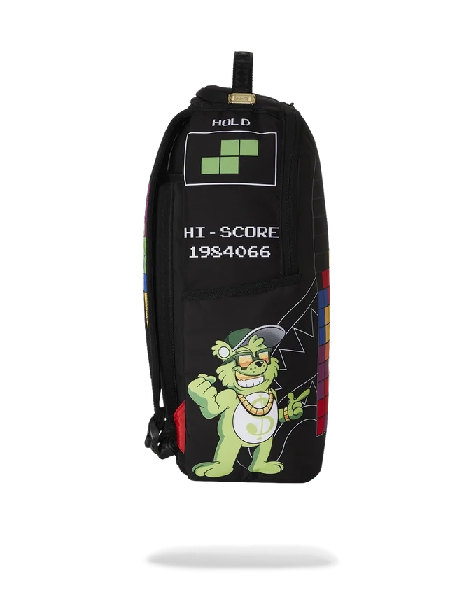 TETRIS MIT DIABLO UND MONEY BEAR RUCKSACK