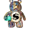 THE GOLDEN AGE MONEYBEAR TEDDYBEAR RUCKSACK