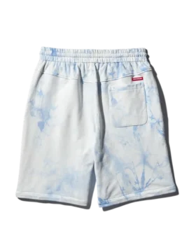 TIE-DYE-STRICKSHORTS (BLAU)