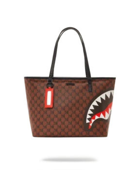 TOTE-TASCHE MIT HAI- UND TOTENKOPF-MOTIV