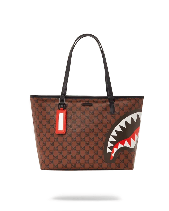 TOTE-TASCHE MIT HAI- UND TOTENKOPF-MOTIV