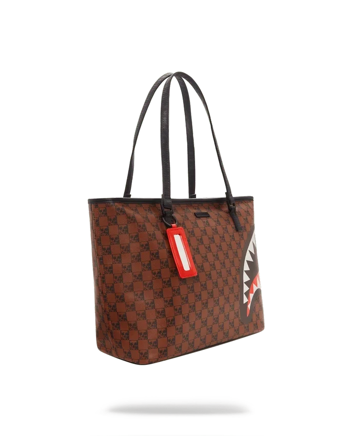 TOTE-TASCHE MIT HAI- UND TOTENKOPF-MOTIV