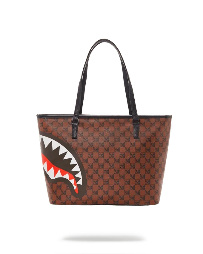 TOTE-TASCHE MIT HAI- UND TOTENKOPF-MOTIV