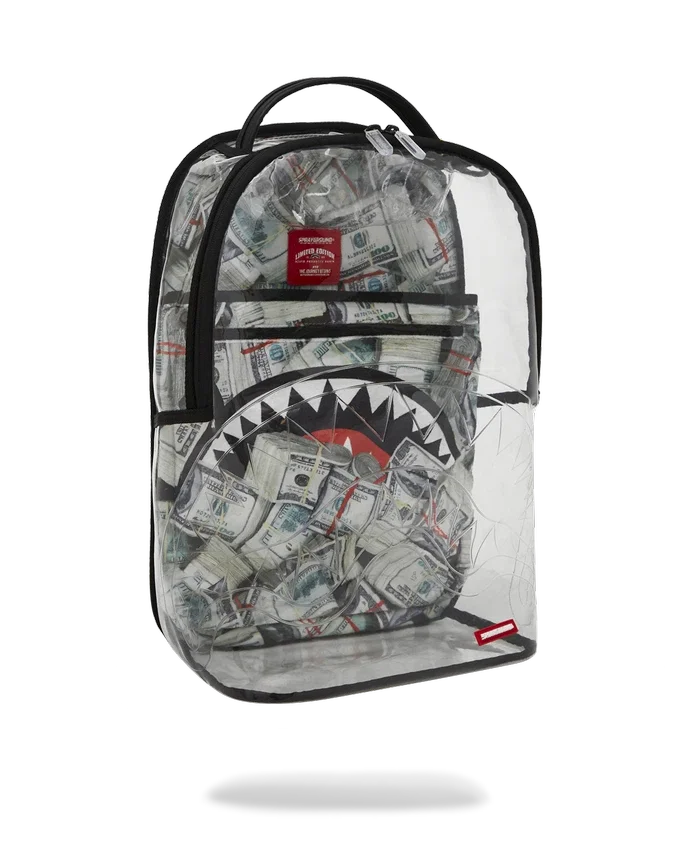 TRANSPARENTER RUCKSACK – MONEY CHOMP
