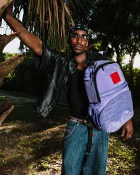 UNGLAUBLICH!!! EIN WENDBARER RUCKSACK – VON LILA VELOUR ZUM OG SHARKS IN PARIS-RUCKSACK