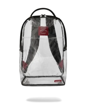 VOLLSTÄNDIG TRANSPARENTER, GEPRÄGTER BOSS-RUCKSACK