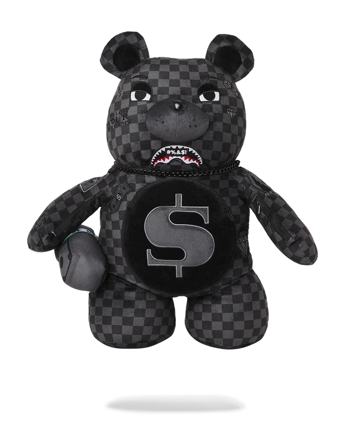WHAT THE BEEP' SHARK MONEYBEAR TEDDYBEAR RUCKSACK