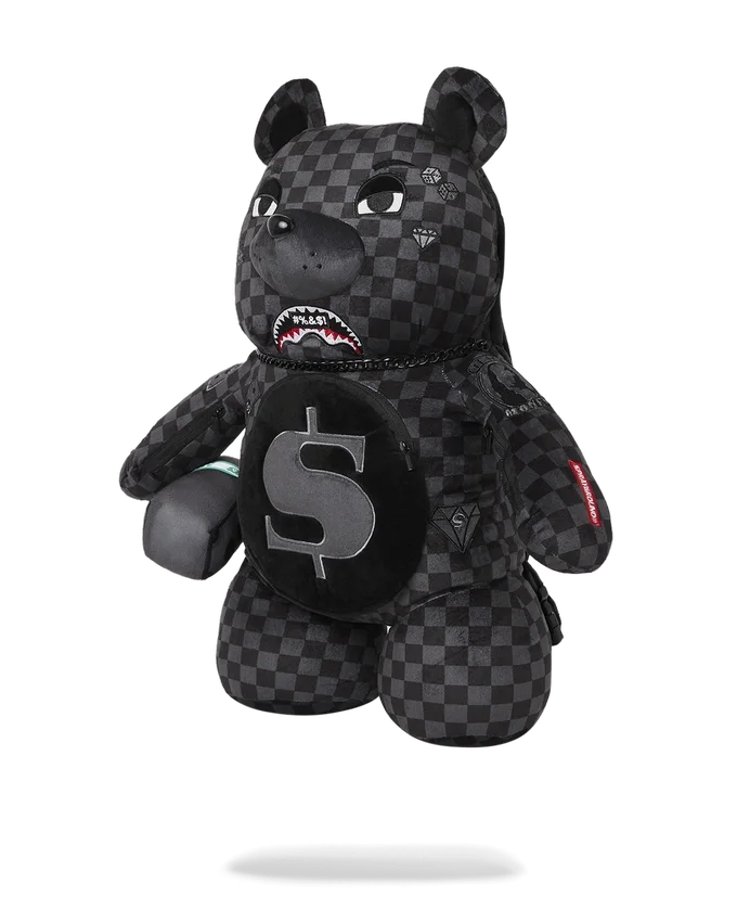 WHAT THE BEEP' SHARK MONEYBEAR TEDDYBEAR RUCKSACK