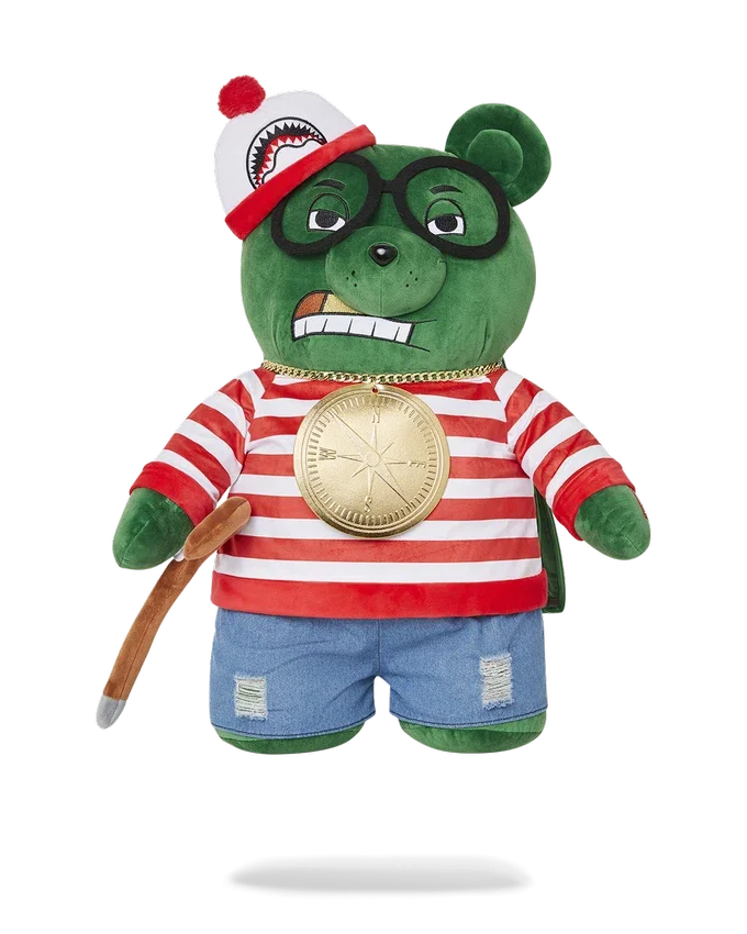 WHERES WALDO MONEYBEAR TEDDYBÄR-RUCKSACK