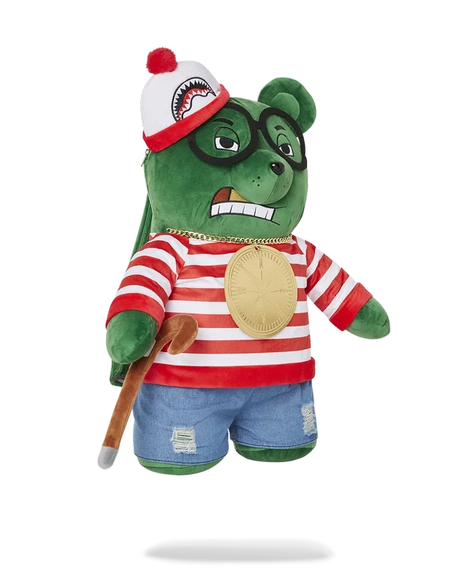 WHERES WALDO MONEYBEAR TEDDYBÄR-RUCKSACK
