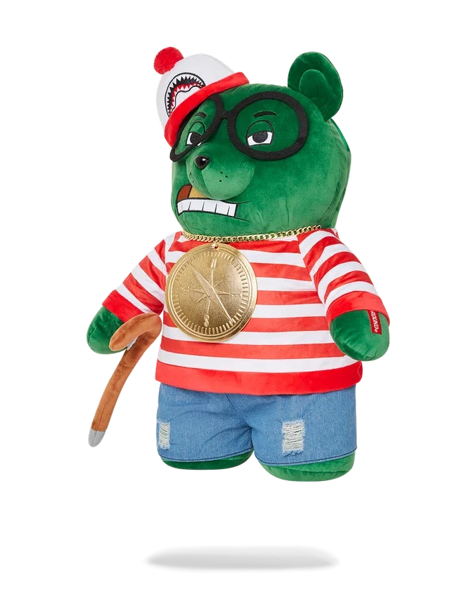 WHERES WALDO MONEYBEAR TEDDYBÄR-RUCKSACK