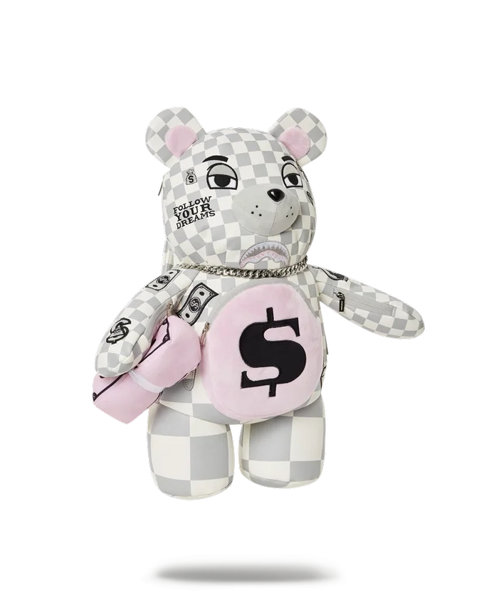 XTC LA PALAIS MEDIUM MONEYBEAR TEDDYBEAR RUCKSACK
