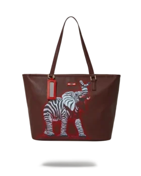 ZEBRA ELEPHANT RON ENGLISH COLLAB Tragetaschen